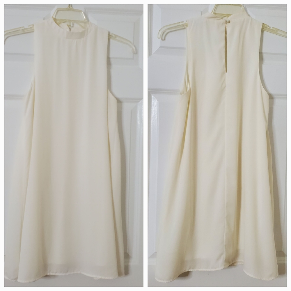 Everly Tunic/Blouse/Dress Mandarin Collar Size S